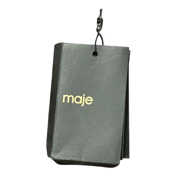 NWT Maje Miss M Burgundy Brown Clutch Bag Purse Crossbody New with Tags - Picture 9 of 10